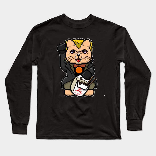 David Lost Boy Lucky cat Long Sleeve T-Shirt by yayzus